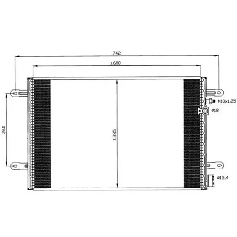 Air Conditioning AC Condenser for Audi A6 A6L 4F2 4F5 4FH C6 2.0 2.4 3.0 3.2 2.7 4.2 4F0260401E 4F0260403P 4F0260403L 4F0260403Q