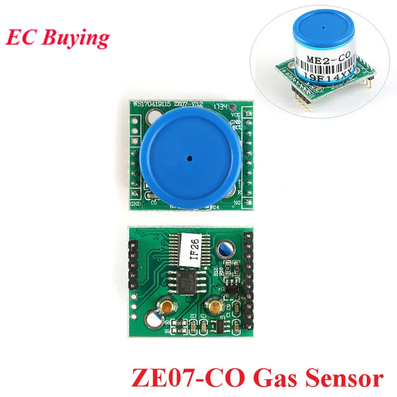 高精度ガスセンサーZE07 ZE07-CO,カーボン,注射器付き,0〜500ppm