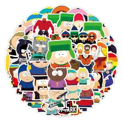 Pegatinas divertidas de Anime South Parks para niños, Maleta, monopatín, portátil, equipaje, teléfono, calcomanía de dibujos animados, juguete de regalo, 10/50 Uds.