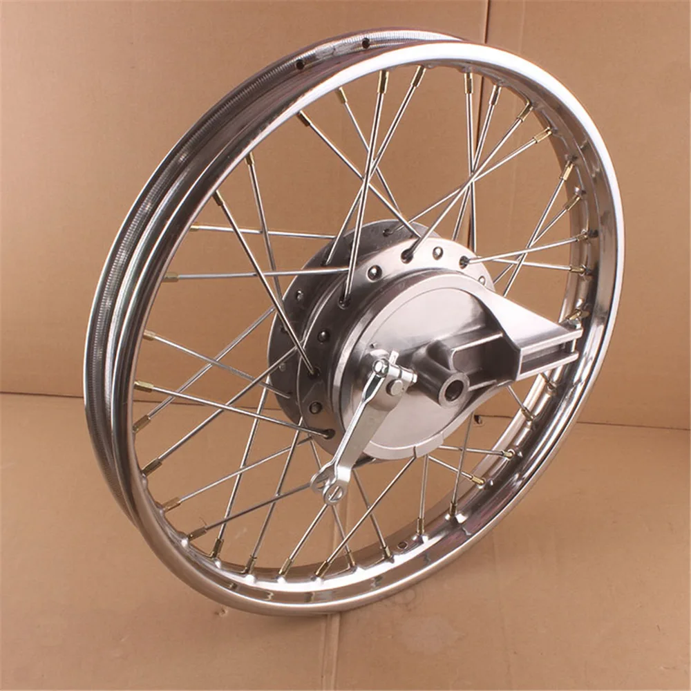 Motorcycle Wheel Rim Complete for Honda Dayun Lifan Wuyang WY125 CGL125 DY125  18Inch Front 1.40-18 Rear 1.60-18 Metal Chromed