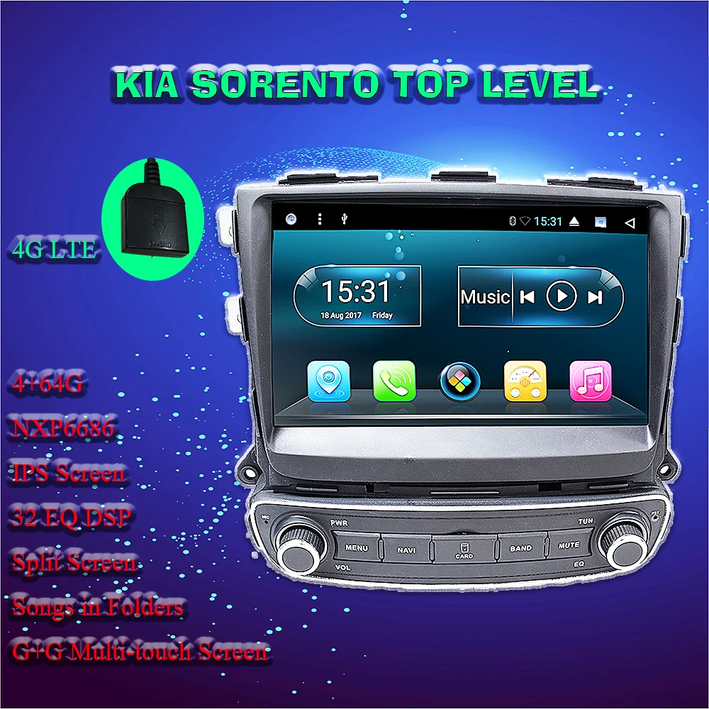 Head unit Autoradio For Kia Sorento XL 2013 - 2015 Car Radio Multimedia Video Player Navigation GPS Android 10 No 2din 2 din dvd