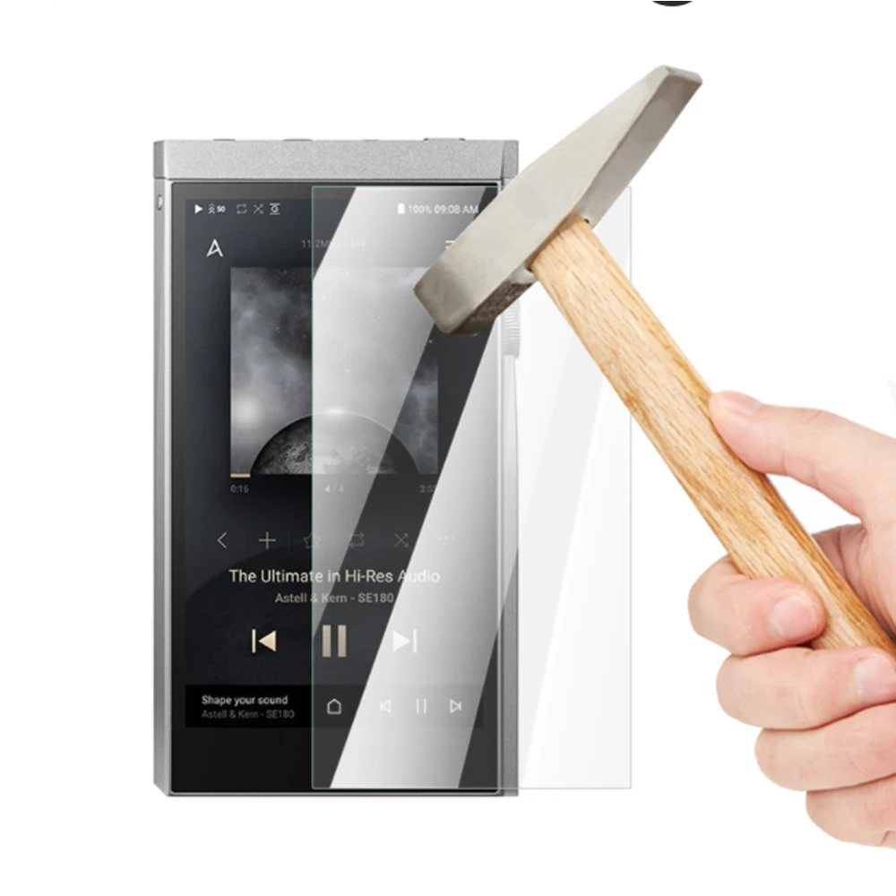 شاشة مرنة غشاء واقي مضاد للانفجار مضاد للخدش لمشغل موسيقى ايريفر اي وفوتورا SE180 HIFI MP3 (وليس زجاجي)