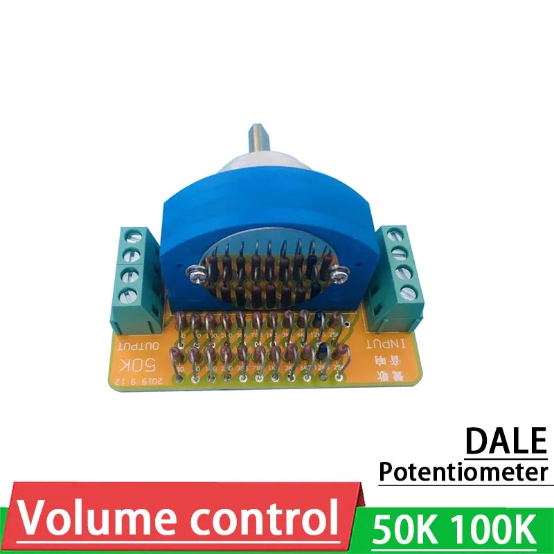 Engrenagens Pisando Potenciômetro Interruptor de Volume 250k 100k 50k 10k Controle de Volume Dale Resistor para Amplificador de Potência Preamp Áudio 12
