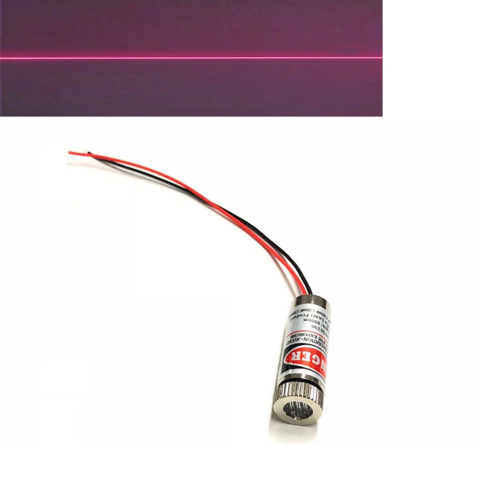 650nm 5 Mw Dot/Lijn/Cross 12*35 Mm Focusable Verstelbare 3V-5V Rood laser Module Industriële 12 Mm Led Ld Module