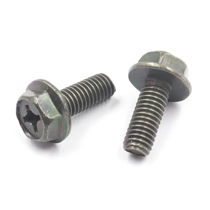 Boulon long pour carrosserie de voiture, fixation à rivet, vis en métal, écrou de 6mm, 16mm, 20mm, 25mm, 10 pièces