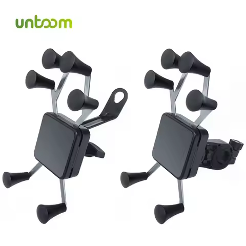 Untoom Bicycle Phone Holder Motorcycle Rear View Mirror Cell Phone Mount Bike Handlebar Mobile Phone Stand Moto GPS Support