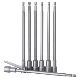 Manguito de enchufe hexagonal alargado para taladros eléctricos, destornillador de impacto, herramientas de mano, longitud de 5,5mm, 1 unidad, 200mm-19mm