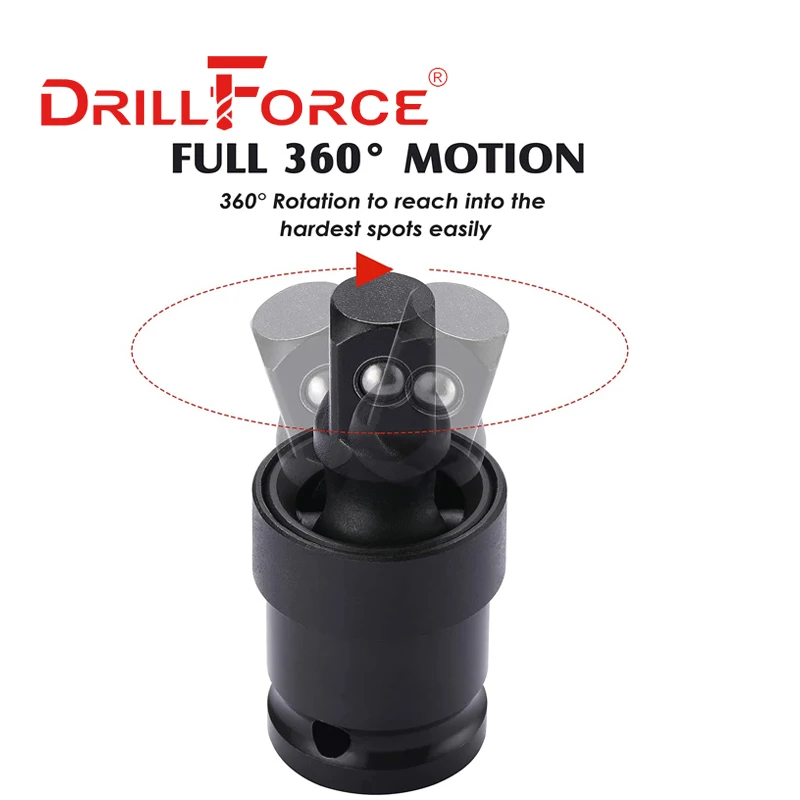 Drillforce impacto junta universal 1/4 \