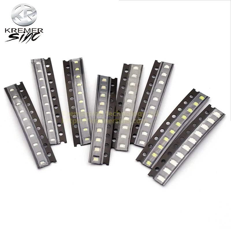 

20 pieces SMD LED 0603 0805 1206 0402 SMD LED lamp beads highlight red, green, blue, white, yellow and purple