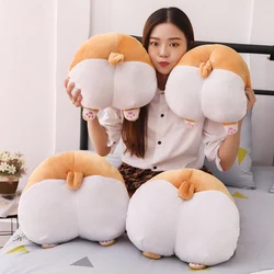 Nuovo arriva Cute Dog Butt peluche Corgis Ass Pillow Hip Winter Hand Warmer peluche portamonete divano cuscino