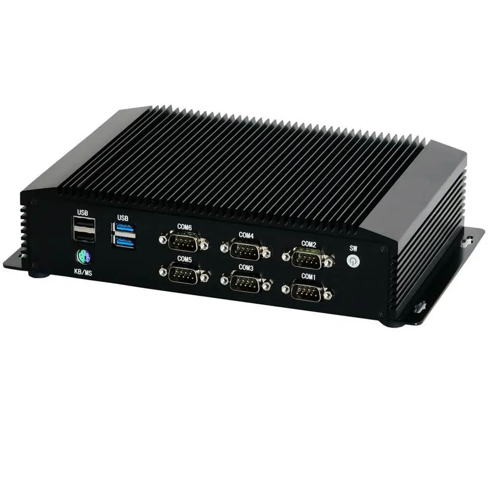 Imagem -02 - Mini pc Janelas 10 Intel Quad Core i5 8350u i5 7200u x Rs232 422 485 x Lan Hdmi Vga Gpio Sp2 Ddr4