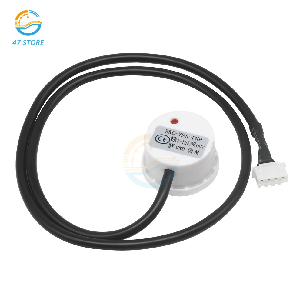XKC-Y25-PNP Liquid Water Level Sensor Control Induction Switch Detector 5V-12V for Airtight Container Non-Contact Outer Adhering