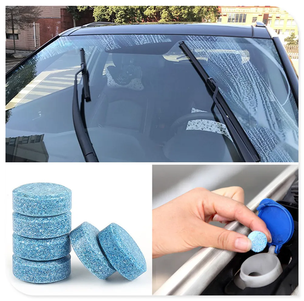 10x Car wiper tablet Window Glass Cleaning Cleaner Accessories for Mercedes Benz A180 A-Class C43 C-Class F015 B-Class