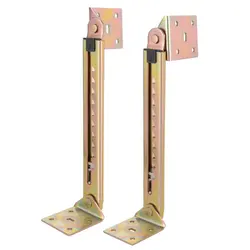 1 Pair Angle Lifting Rod Desk 4/5/710 Gear Adjusting Hinge Angle WITH Bracket Cabinet Door Pneumatic Support Hardware