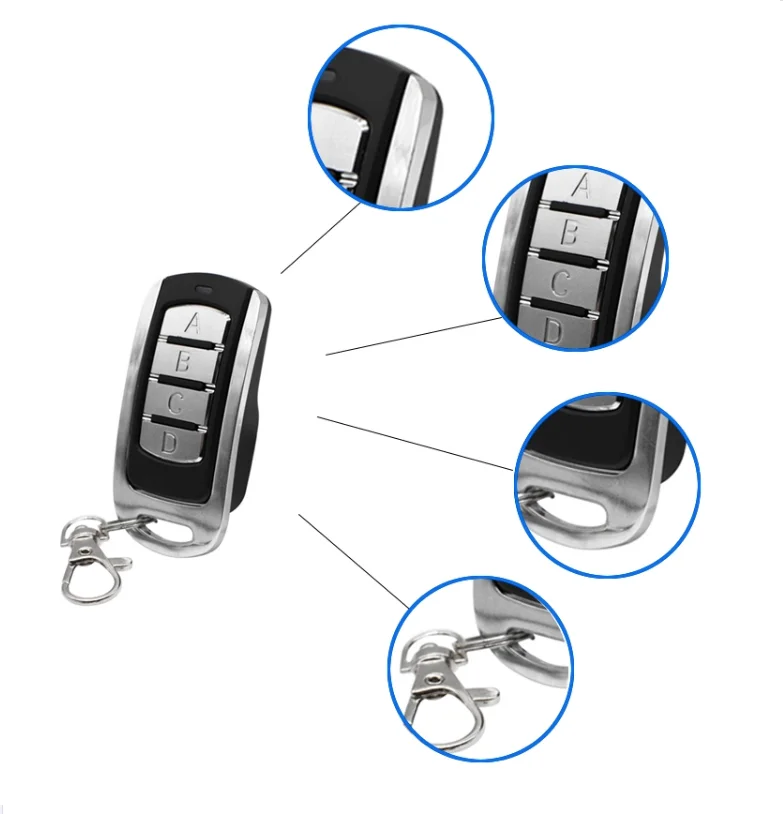 Controle Remoto Da Porta Da Garagem, Abridor De Comando, Clone, Código De Rolamento, 287-868MHz, 868MHz