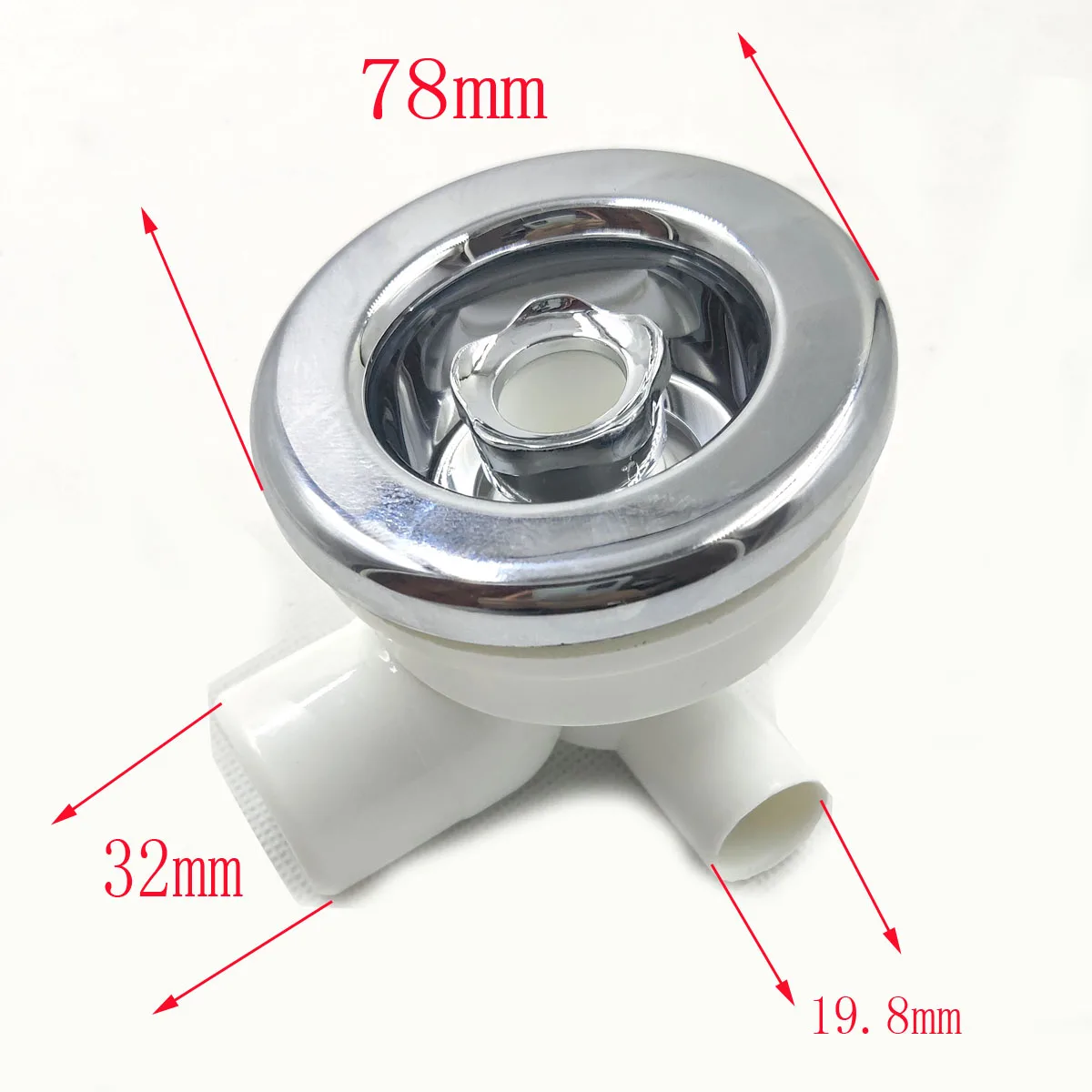 Massage tub nozzle,T-shaped nozzle,massage jet for Brass,Suitable fo rMultifunctional massage bathtub