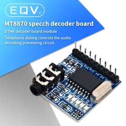 1PCS MT8870 DTMF Voice Decoding Module Phone Module Speech Decoding Voice Board Module LED Indicators With Pins