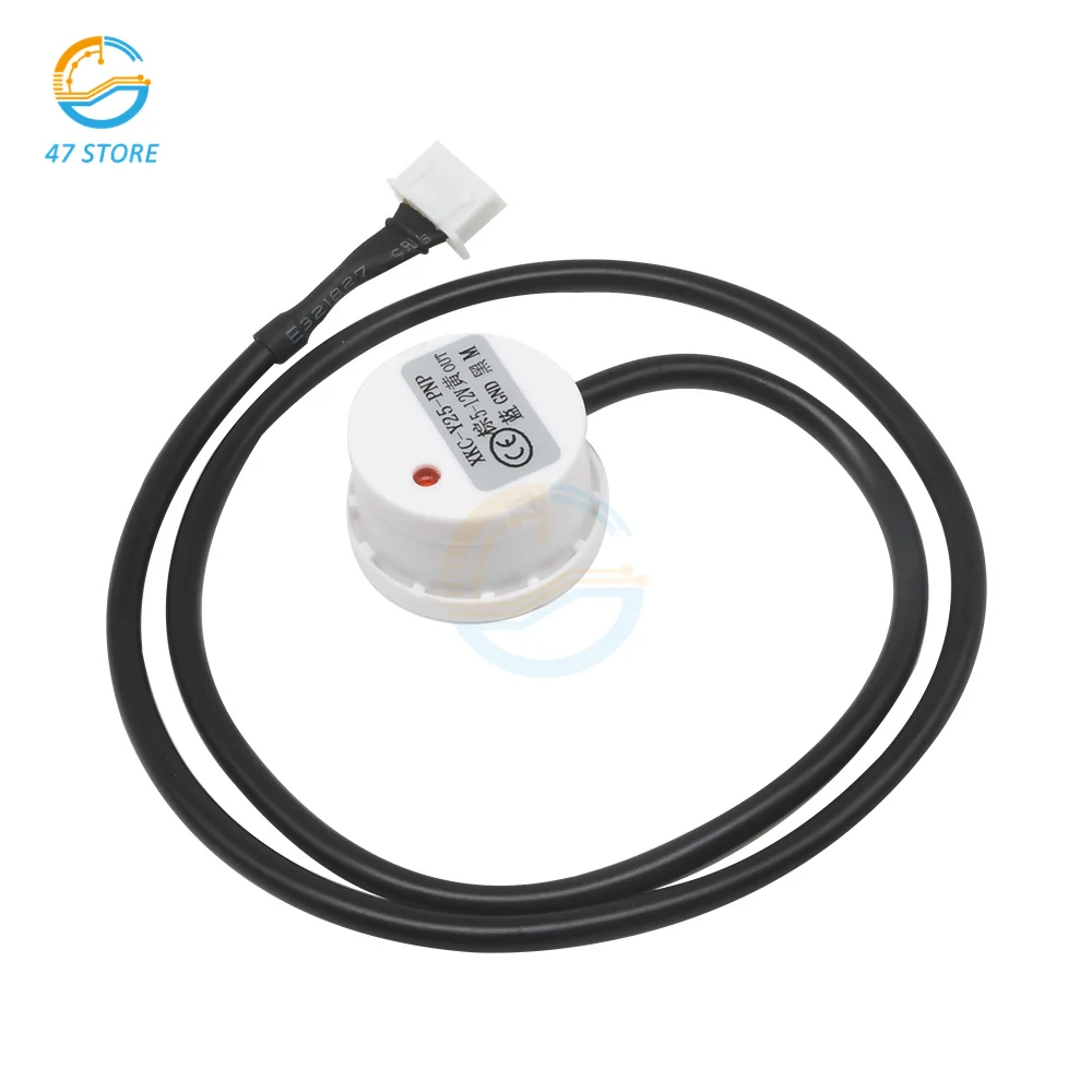 XKC-Y25-PNP Liquid Water Level Sensor Control Induction Switch Detector 5V-12V for Airtight Container Non-Contact Outer Adhering