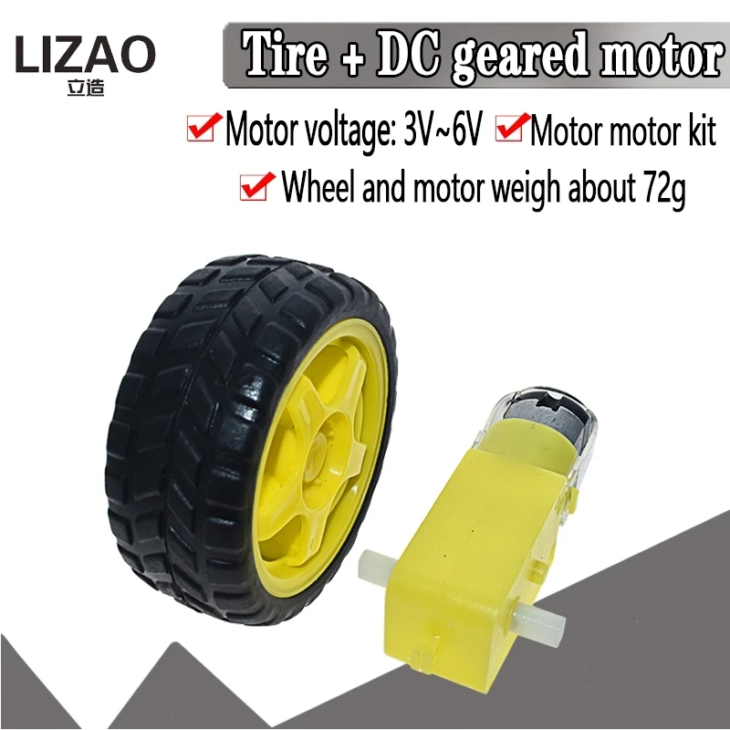 TT Motor Smart Car Robot, Motor de engrenagem para Arduino, Atacado