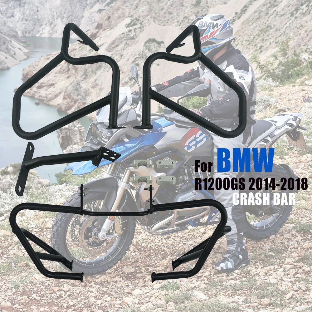 For BMW R1200GS LC R 1200 GS R1200 GS 1200 2013-2019 Motorcycle Crash Bar Engine Guard Cover Tank Bar Bumper Frame Protection