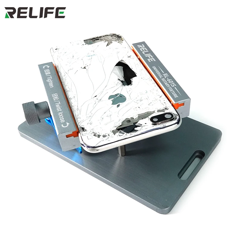 Imagem -04 - Relife-suporte de Fixação Universal Rl601sl Antiderrapante Rotativo Fácil Rápido Remova o Vidro da Tampa Traseira para o Telefone Móvel