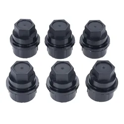 6Pcs Black Wheel Nut Cap Covers 15646250 For Chevrolet Blazer C1500 Express Tahoe GMC C1500 C2500 Yukon Cadillac Escalade