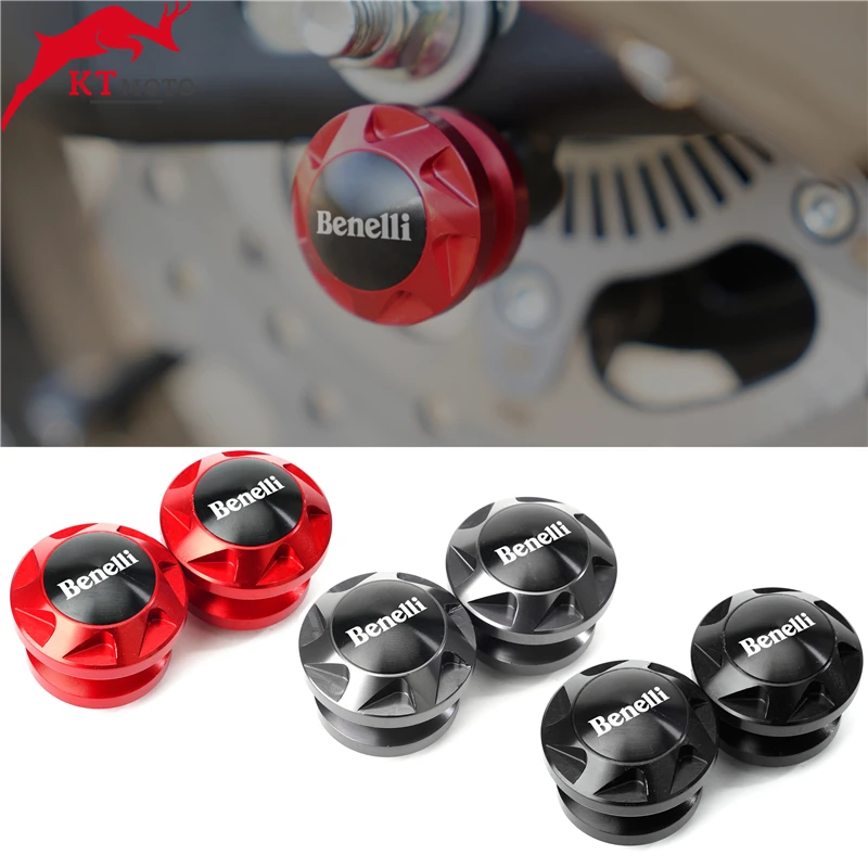 

For Benelli TNT 15 25 125 135 300 600 600i 650 899 1000 1130 TNT125 TNT300 TNT600 TNT899 Swingarm Spool Slider Stand Screws