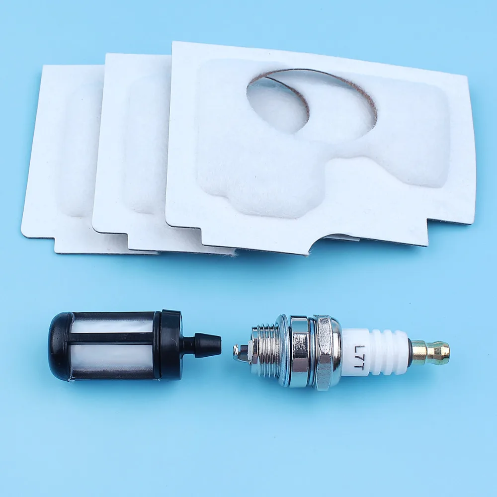 Imagem -03 - Filtro de Combustível ar Vela Vela Vela Vela Kit para Stihl Ms170 017 ms 170 Serviço Motosserra Tune up Kit
