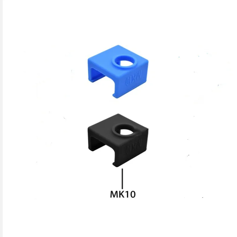 

3D Printer Parts MK10 Silicone Sock Fit MK10 Aluminum Block Reprap J-head Hotend Extruder Heated Blcok Heater Block Cover