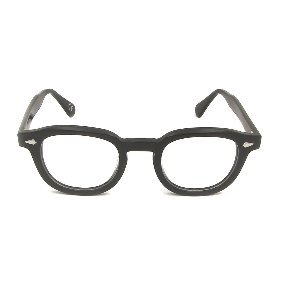 Men\'S Vintage Round Optical Frame Brand Design Korea Eyeglasses For Men Women Acetate Eyewears Small Medium Gafas Miopia Hombre