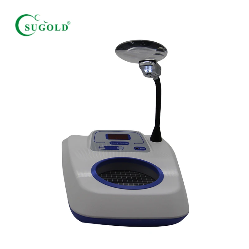 Digital display automatic bacterial colony counter