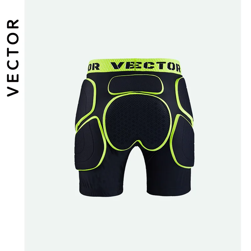 VECTOR – Short de sport unisexe, Protection des hanches, des fesses, pour moto, patins de Ski, rembourré, genouillères