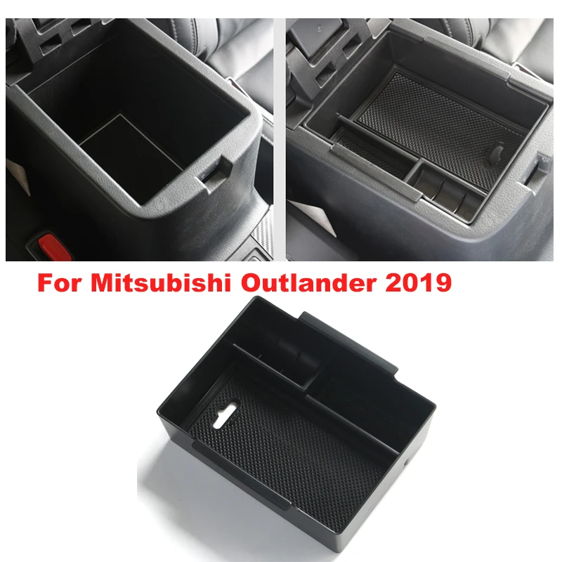 

Car-Styling Car Central armrest box storage box decoration For Mitsubishi Outlander 2019