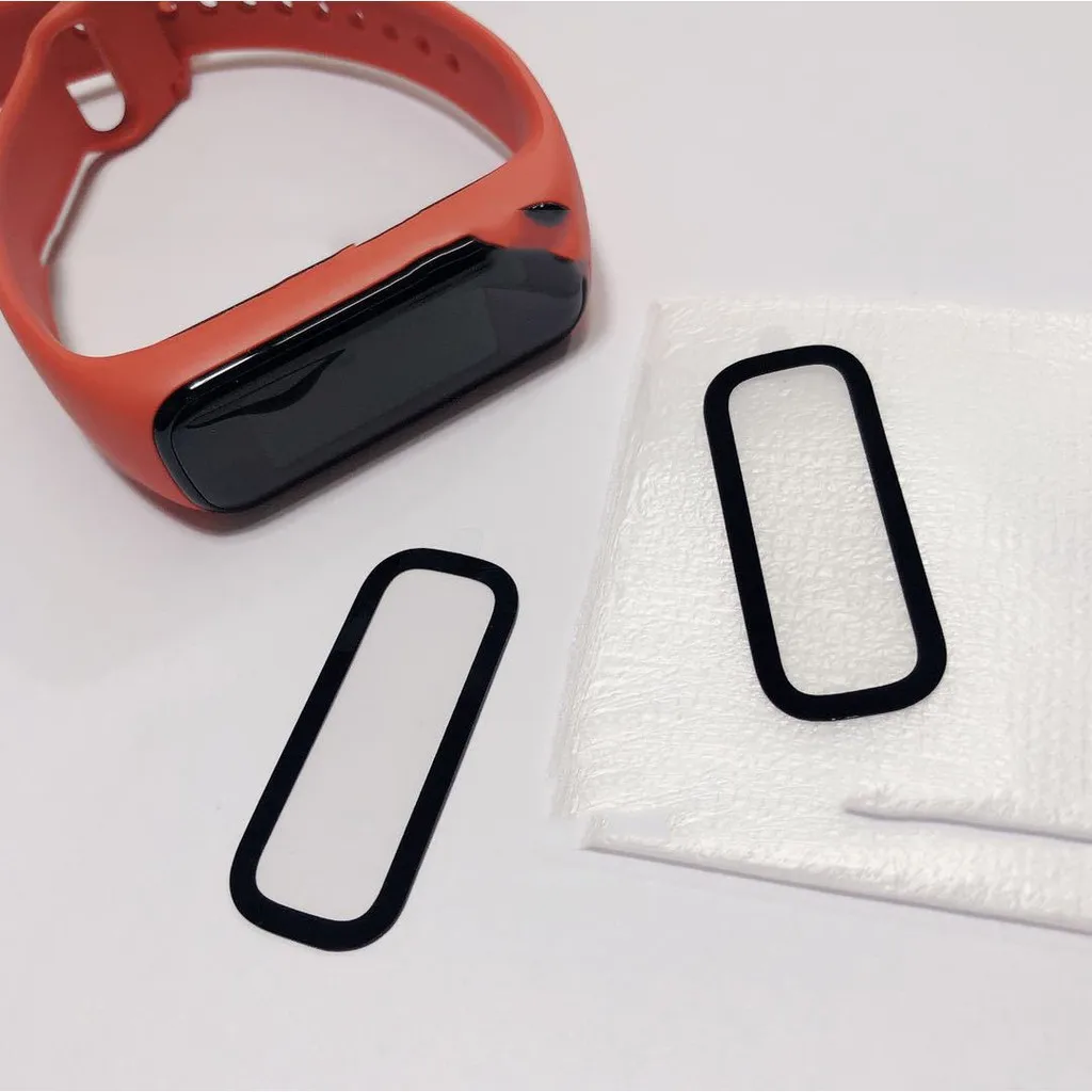 Película protetora curvada 3d para samsung galaxy fit 2 fit2 sm-r220, protetor de tela cheia