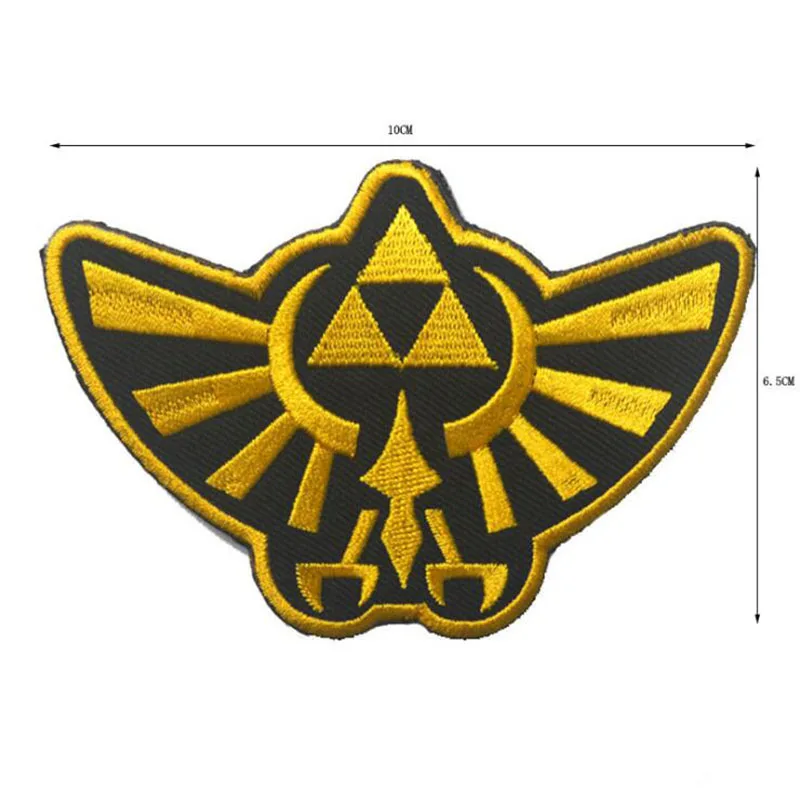 Embroidered stickers Zelda Legends Wings Armbands Royal emblem logo Tactical military badge Clothes fabric