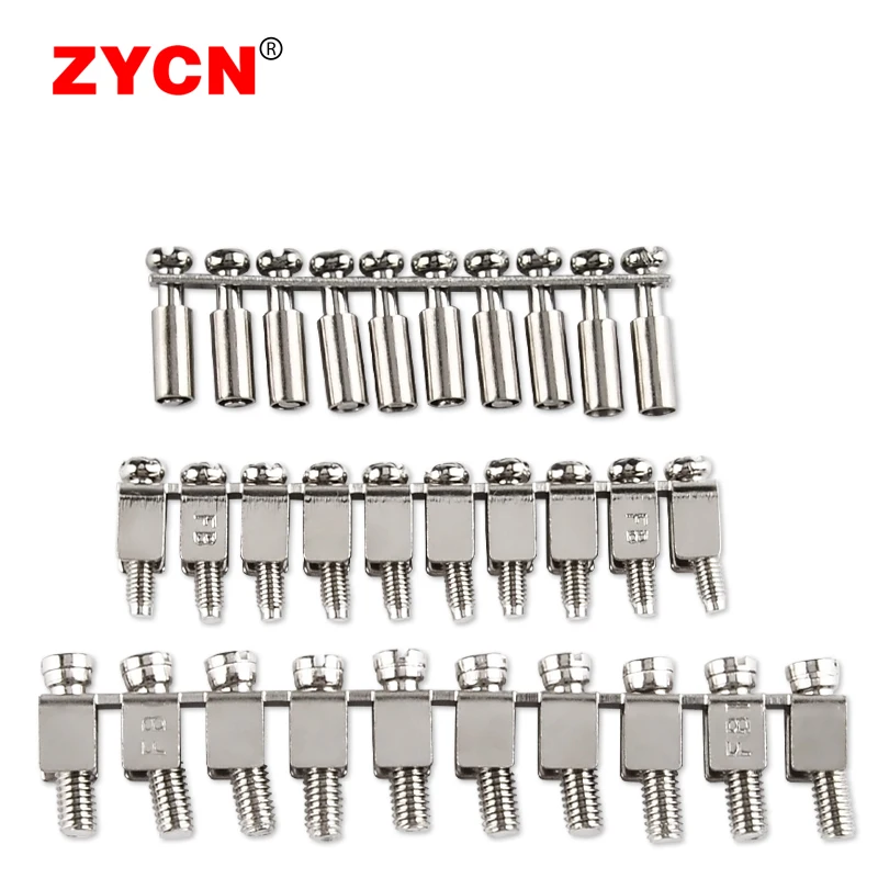 ZYCN 1/5/10 pièces pont fixe FBI 10-4/5/6/8 pour UK-2.5B 5N UDK-4 Din Rail vis bornier accessoires