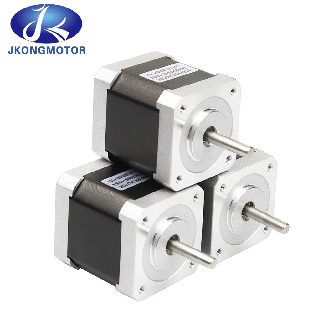 Jkongmotor 0.9 Degree Step Stepping Stepper Motor Nema 17 JK42HM48  44Ncm 1.68A 48mm 4-lead DIY CNC 3D Printer