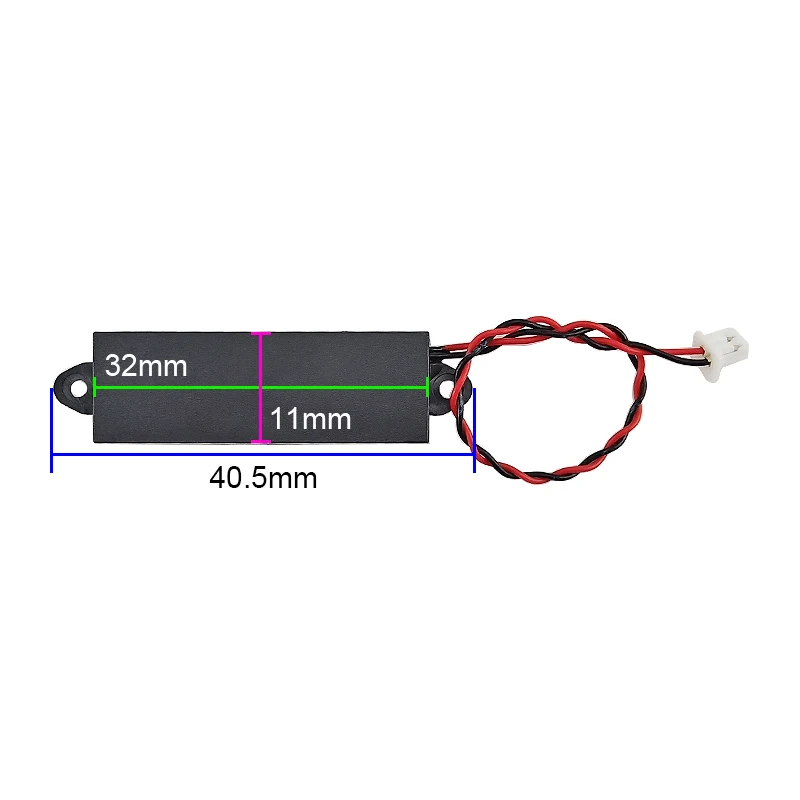SHEVCHENKO Speaker 0916 Side-Sounding Small Speaker 0.5W 8Ohm For Computer Face Recognition Voice Broadcasting 32.1*10.7*5.45mm