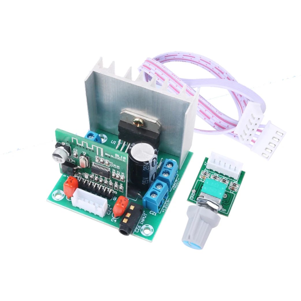 Taidacent TDA7297 Audio Amplifier Board 12V Stereo Amplifier 2 Channel Ble Power Amp Wireless Audio Receiving Module Decoding