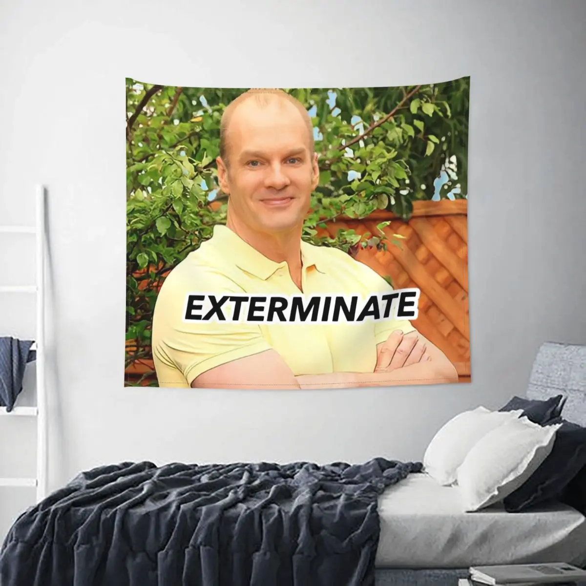 

Bob Ready To Exterminate Tapestry Bohemian Polyester Wall Hanging Wall Decor Curtain Witchcraft Wall Tapestry