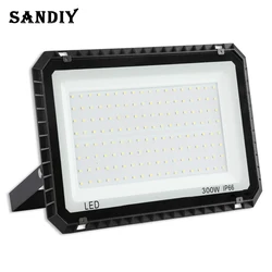 Proyector de luz LED para exteriores, Reflector de 200W y 600W, iluminación de pared, impermeable, para Patio cuadrado