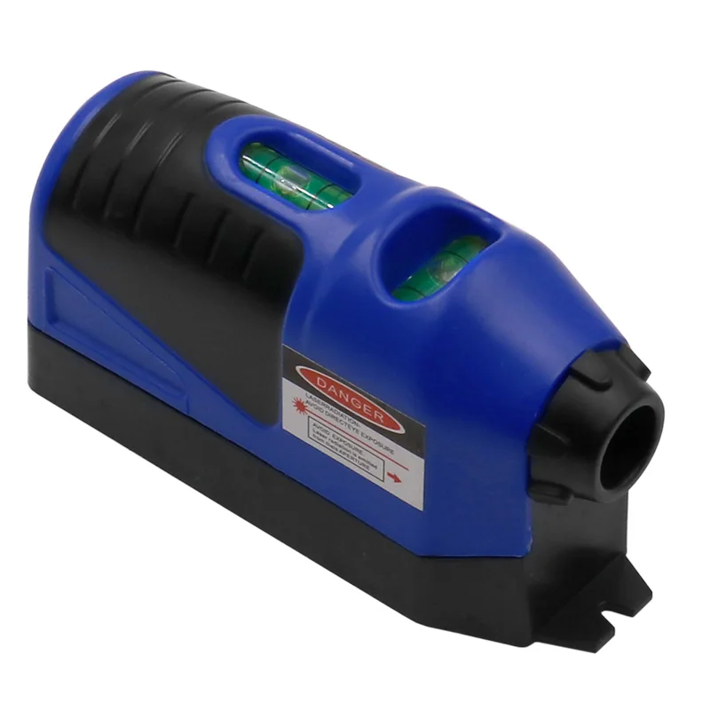 Mini vertical bubble level, laser level laser guided horizontal line measurement tool