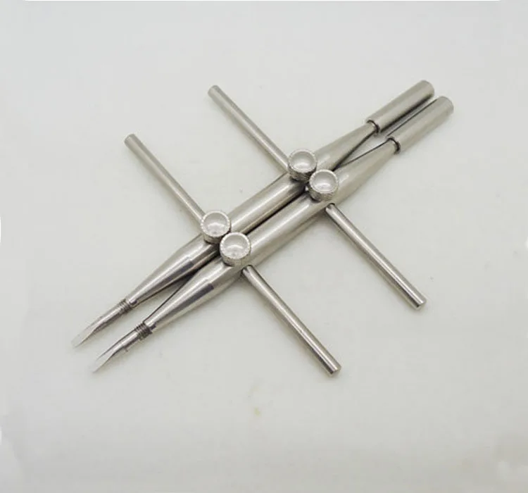 FITTEST 2 Screw Locking Design Tip Professional Stainless Steel Spanner Wrench Lens Repair Tool One Pointed Tip & one Flat Tip