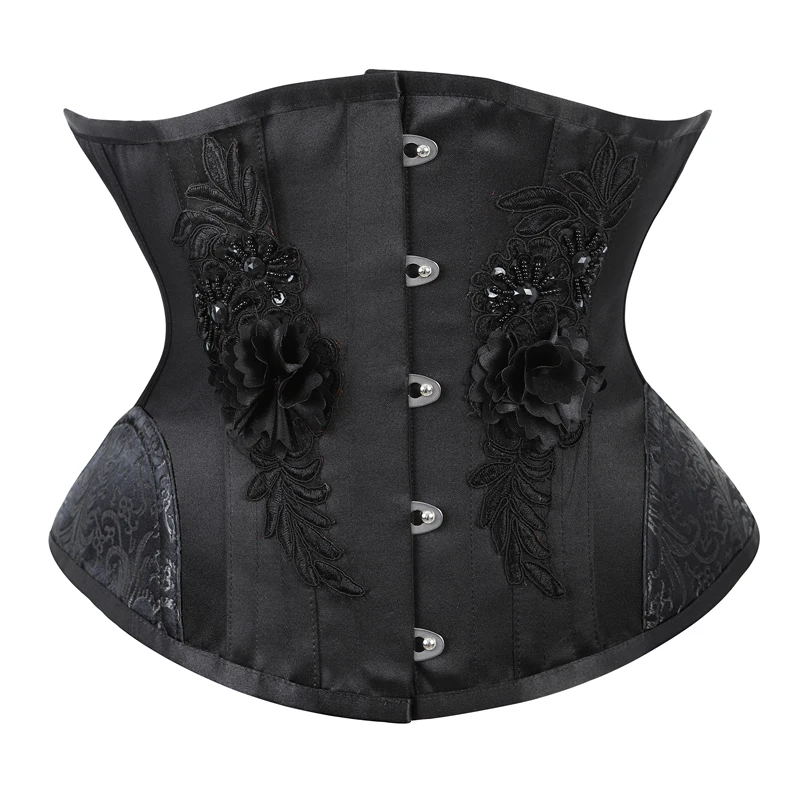 14 Sprial Steel Boned Waist Trainer Corset Underbust Corset Cincher Slimming Body Shaper Colombianas Fajas Korsett for Women