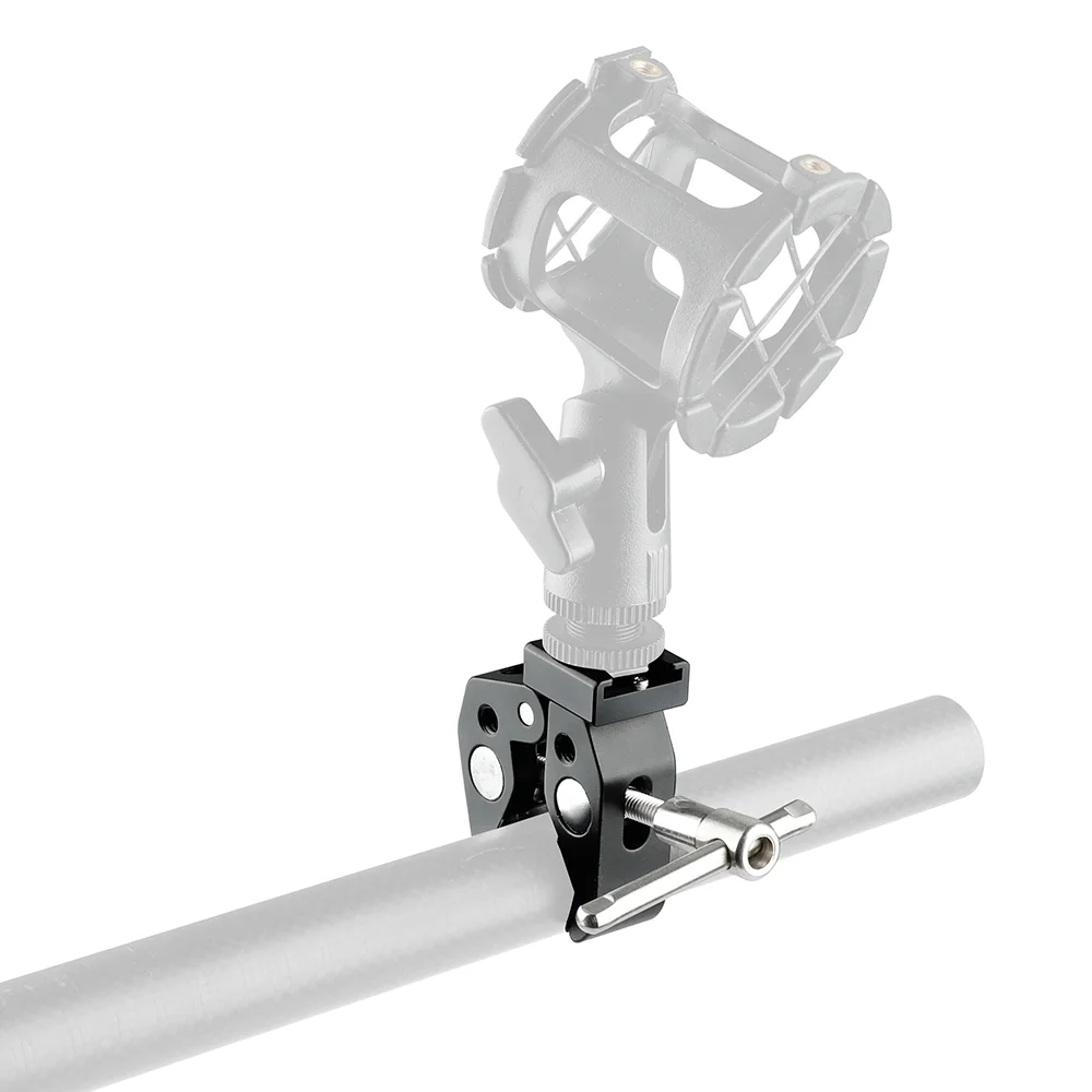 CAMVATE Super Clamp 1/4 "3/8" ด้าย & รองเท้าเย็นสำหรับ Monitor ขาตั้งไมโครโฟน Led แฟลชวิดีโออุปกรณ์เสริม