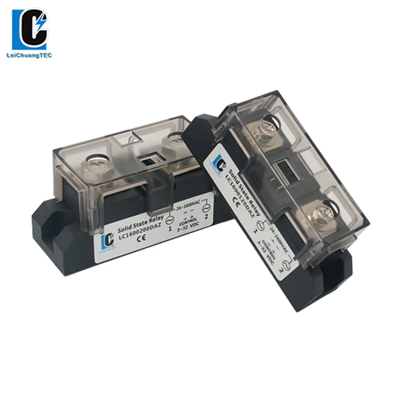 Industrial SSR 60A 80A 100A 120A 150A 200A 250A 300A 350A 400A DC to AC High Power SSR Heavy duty Solid State Relay