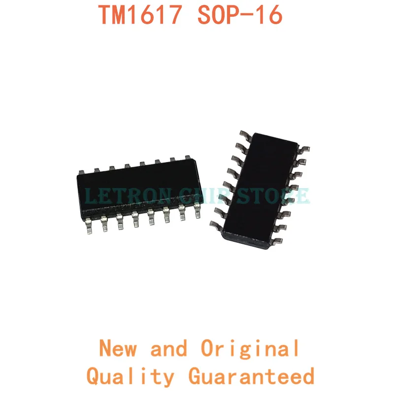 10PCS TM1617 SOP16 SOP-16 SOP SOIC16 SOIC-16 SMD new and original IC Chipset