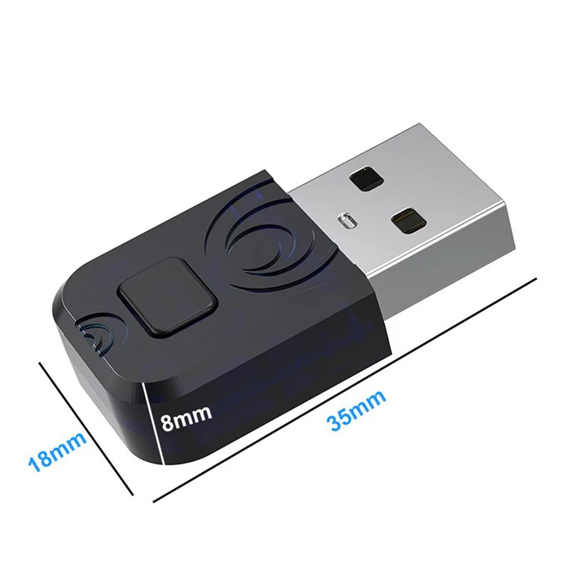 USB Bluetooth Không Dây Adapter Thu Dành Cho Windows Mac Hỗ Trợ Cho Nintendo Switch PS4 PS5 Xbox Một Bộ Điều Khiển Chơi Game Tay Cầm