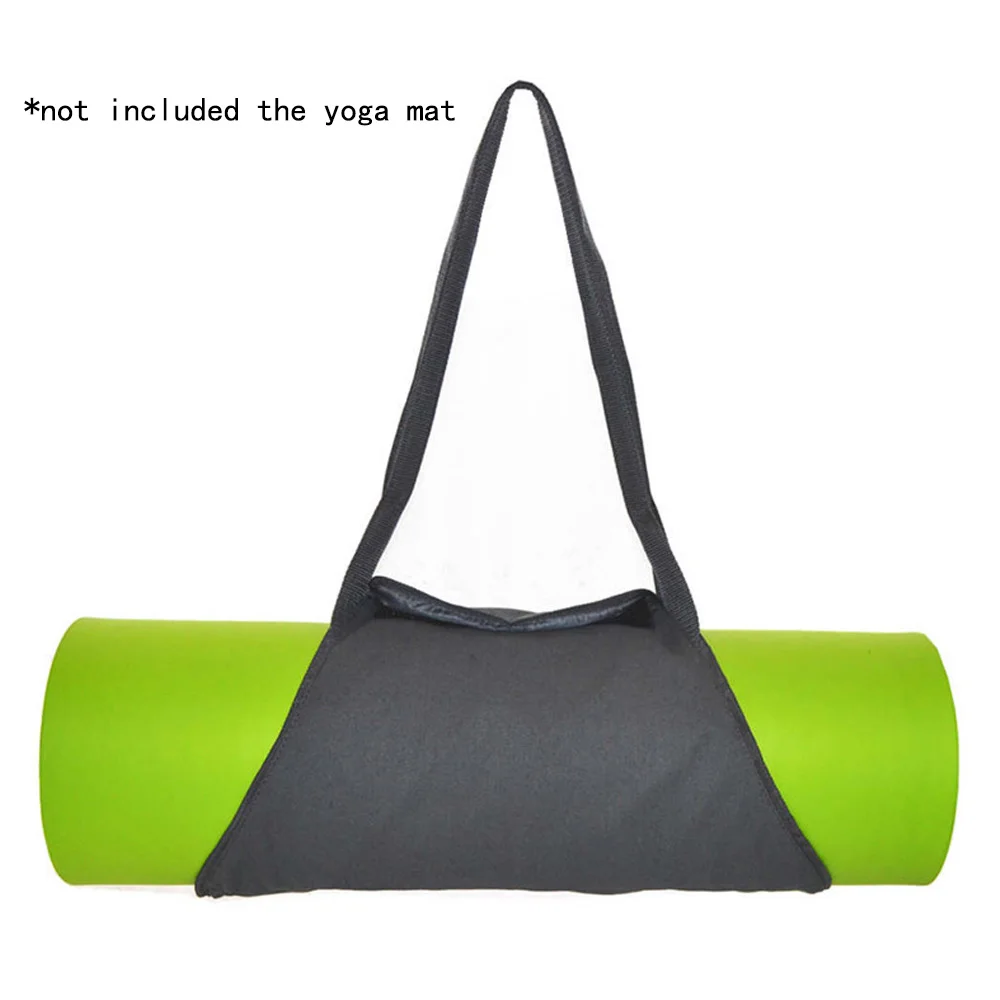 YIXIAO Sports Fitness Yoga Bag Portable Canvas Yoga Mat Storage Bag Sling Carrier Durable Pilates Gym Pack 26/45x30cm