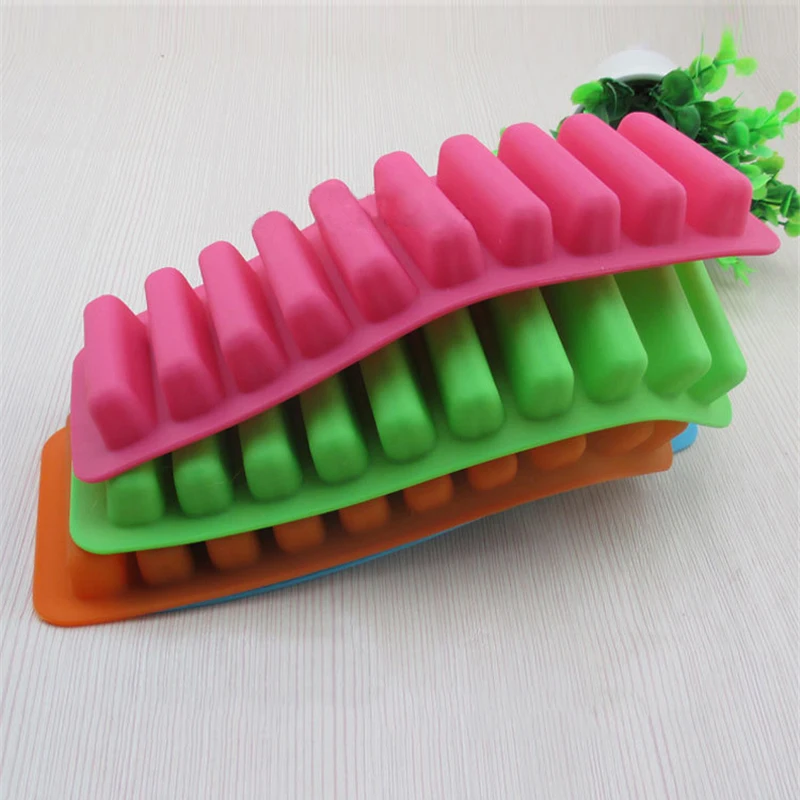 Creative Silicone Ice Cube Tray Mold Finger 10 Grid Chocolate Mold Tray For Water Bottle Ice Cream Pudding Maker Mold Bar Kitche image 5